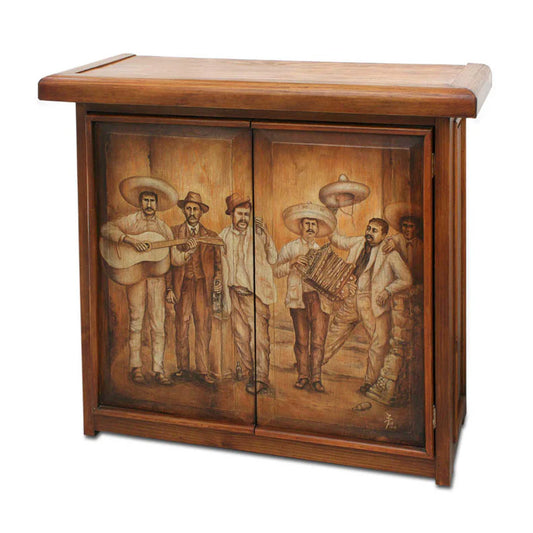 Cantina Rústica Con Obra De Arte "La Banda"