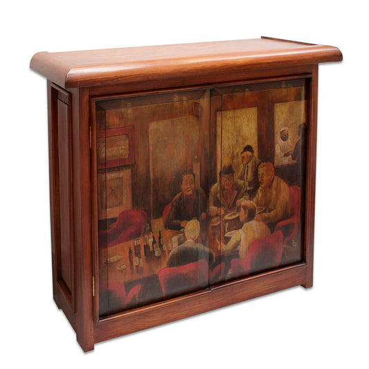 Cantina Rústica Con Obra De Arte "La Jugada"