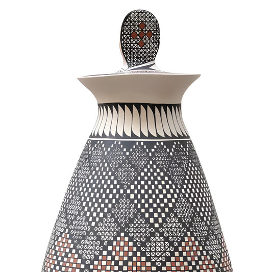 Vasija / Olla Artesanal de Cerámica de Juan Mata Ortiz "Leonel Quezada" 3