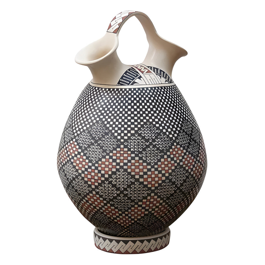 Vasija / Olla Artesanal de Cerámica de Juan Mata Ortiz "Leonel Quezada" 1