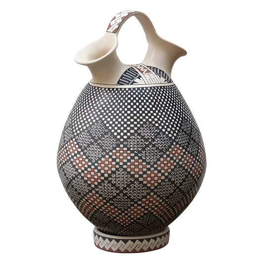 Vasija / Olla Artesanal de Cerámica de Juan Mata Ortiz "Leonel Quezada" 1