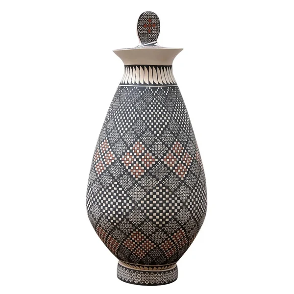 Vasija / Olla Artesanal de Cerámica de Juan Mata Ortiz "Leonel Quezada" 3
